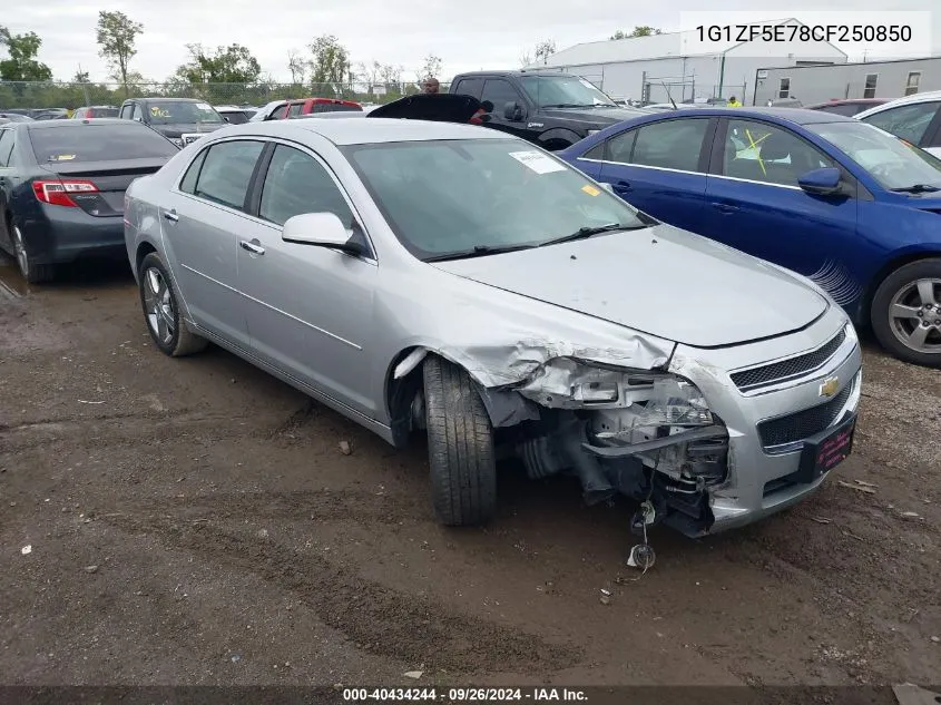 1G1ZF5E78CF250850 2012 Chevrolet Malibu 3Lt