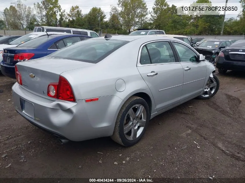 1G1ZF5E78CF250850 2012 Chevrolet Malibu 3Lt