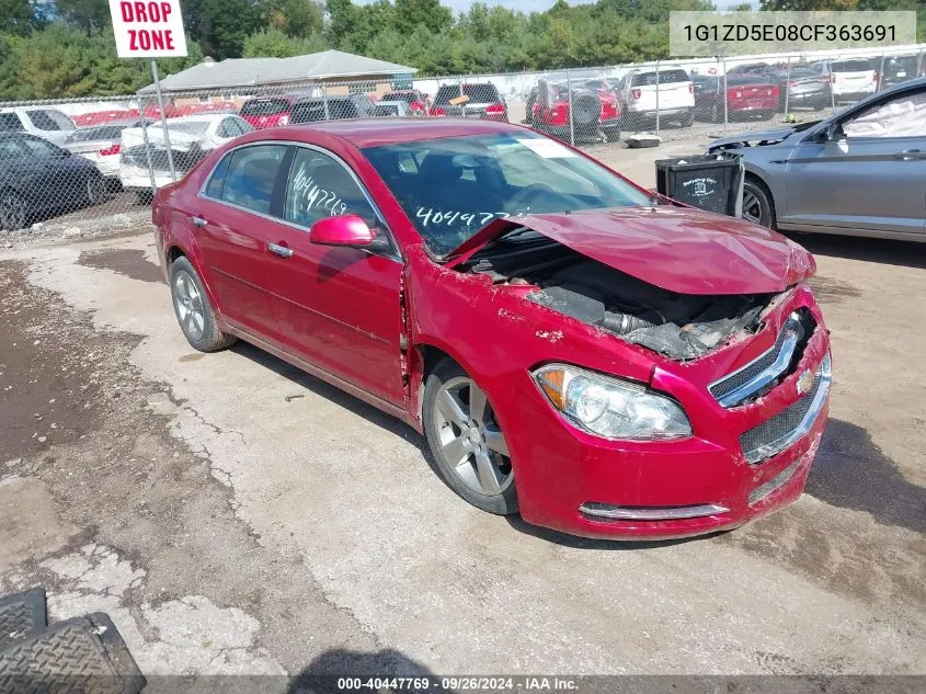 2012 Chevrolet Malibu 2Lt VIN: 1G1ZD5E08CF363691 Lot: 40447769