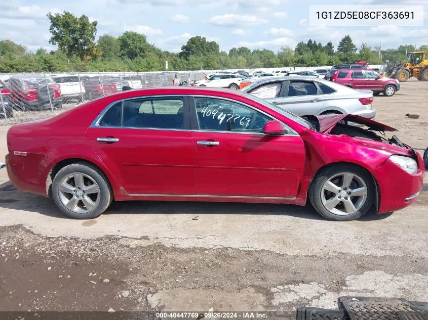 1G1ZD5E08CF363691 2012 Chevrolet Malibu 2Lt