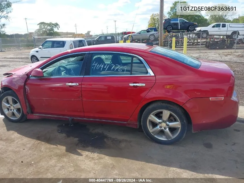 1G1ZD5E08CF363691 2012 Chevrolet Malibu 2Lt