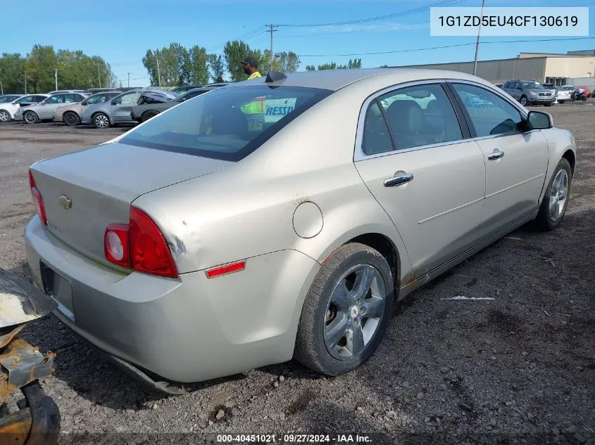 1G1ZD5EU4CF130619 2012 Chevrolet Malibu 2Lt