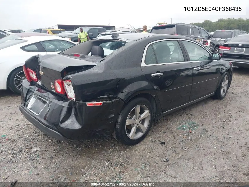 2012 Chevrolet Malibu 2Lt VIN: 1G1ZD5E04CF368435 Lot: 40452792