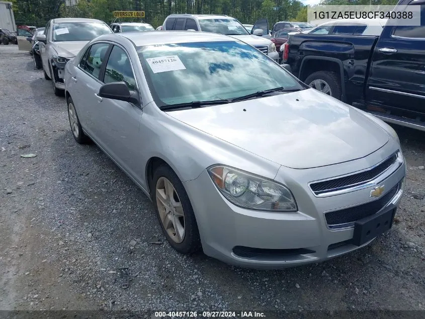 2012 Chevrolet Malibu Ls VIN: 1G1ZA5EU8CF340388 Lot: 40457126