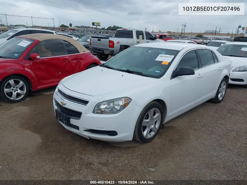 1G1ZB5E01CF207496 2012 Chevrolet Malibu Ls