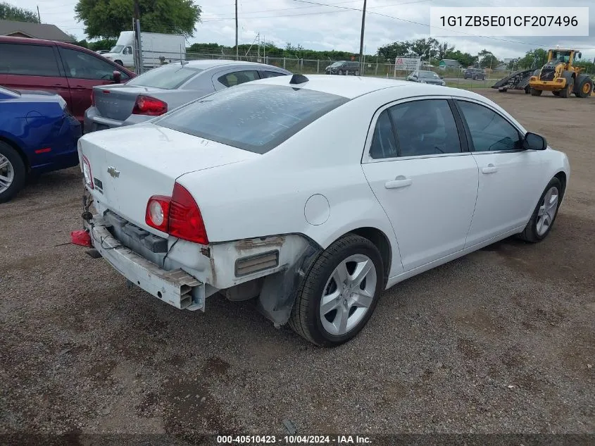 1G1ZB5E01CF207496 2012 Chevrolet Malibu Ls