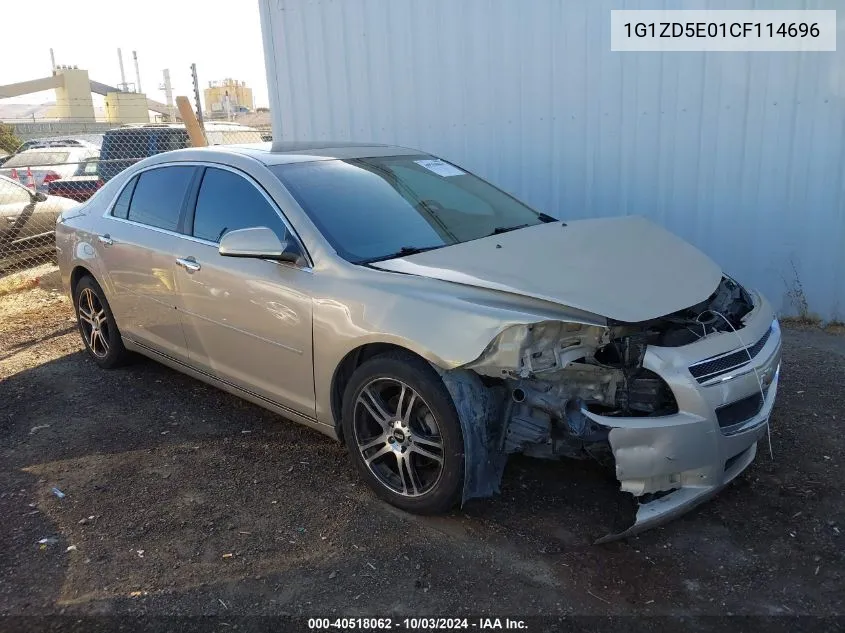 2012 Chevrolet Malibu 2Lt VIN: 1G1ZD5E01CF114696 Lot: 40518062