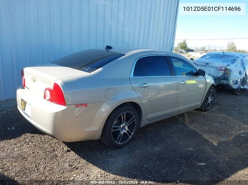 2012 Chevrolet Malibu 2Lt VIN: 1G1ZD5E01CF114696 Lot: 40518062