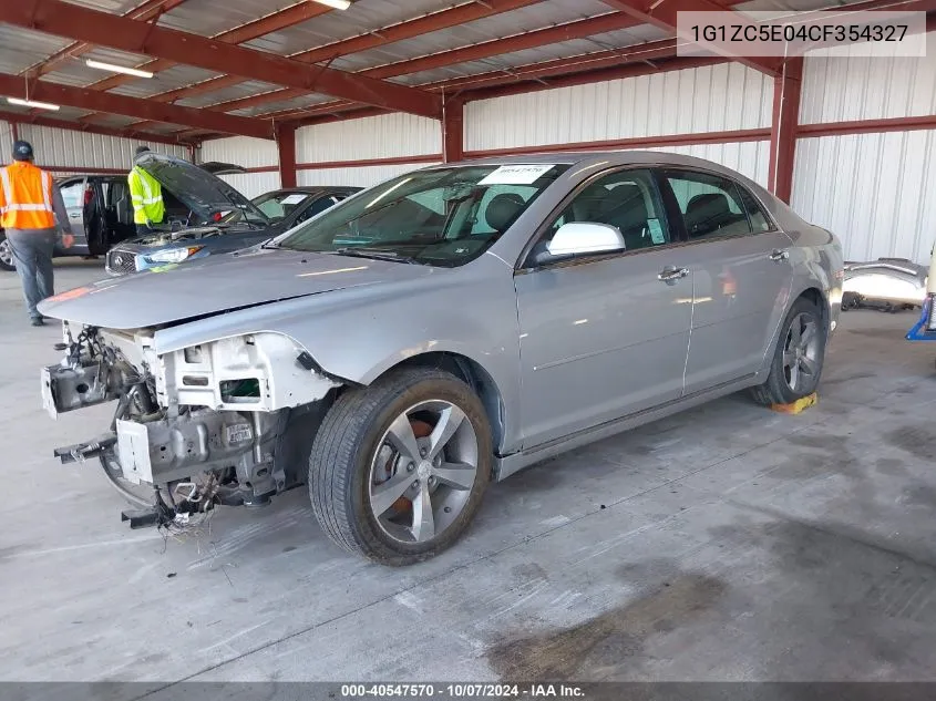 1G1ZC5E04CF354327 2012 Chevrolet Malibu 1Lt