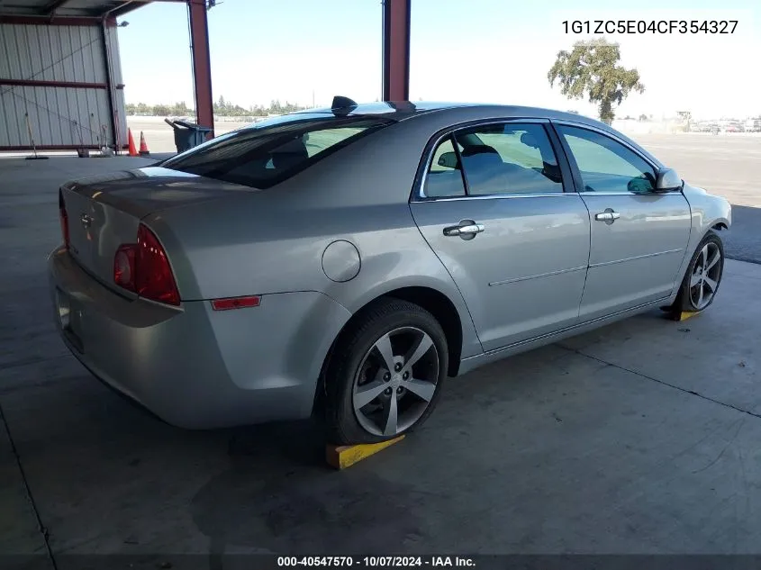 1G1ZC5E04CF354327 2012 Chevrolet Malibu 1Lt