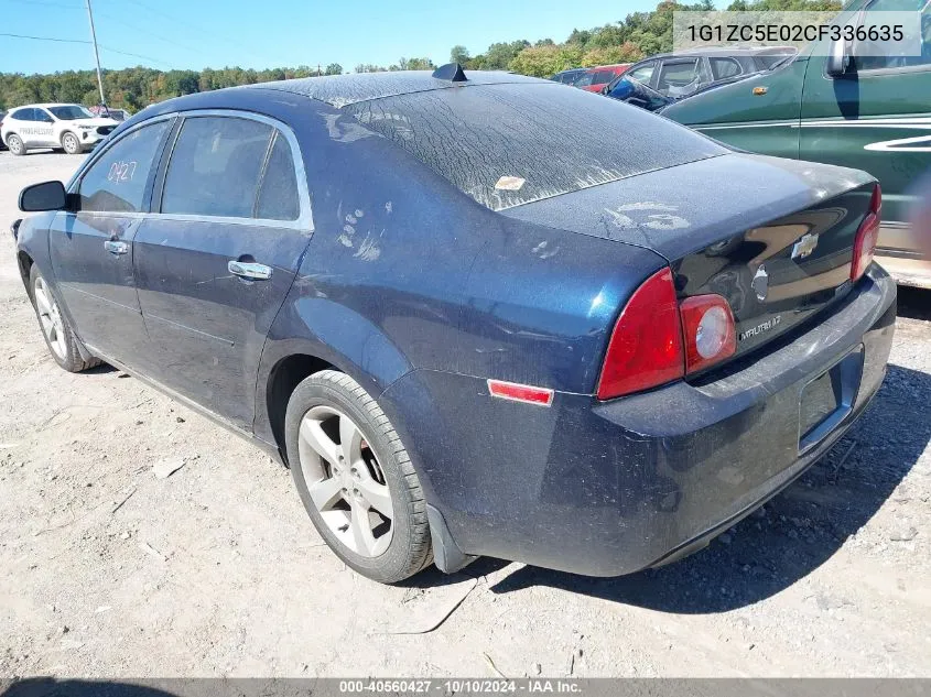 1G1ZC5E02CF336635 2012 Chevrolet Malibu 1Lt