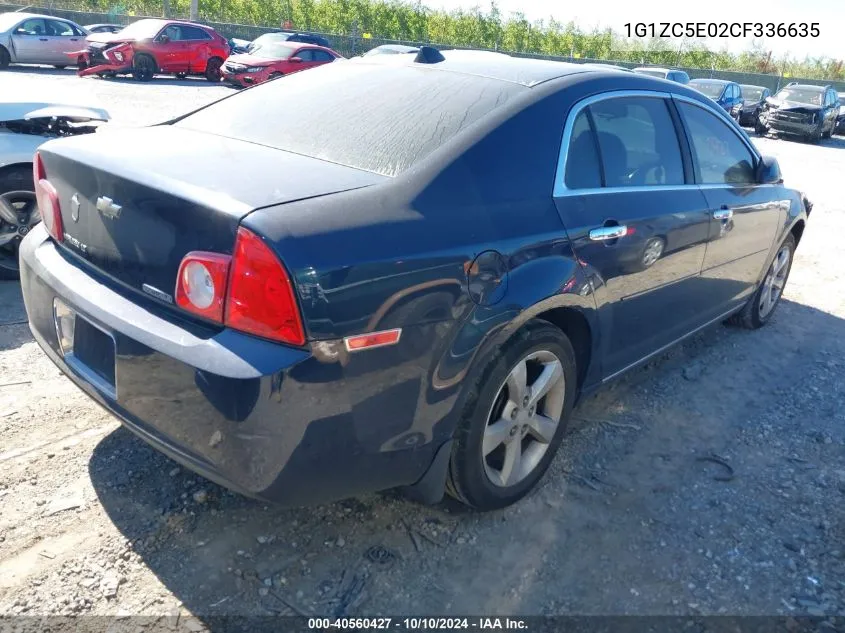 1G1ZC5E02CF336635 2012 Chevrolet Malibu 1Lt