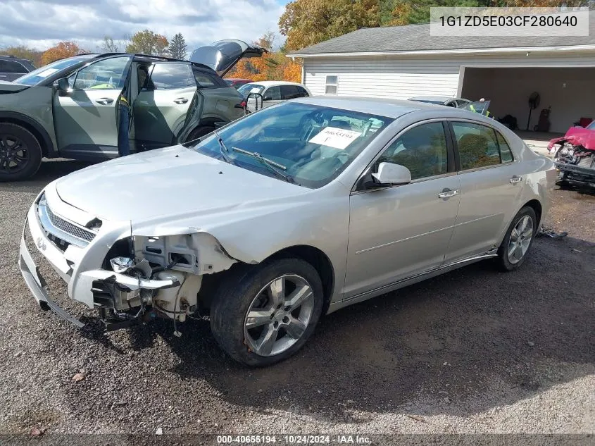 2012 Chevrolet Malibu 2Lt VIN: 1G1ZD5E03CF280640 Lot: 40655194