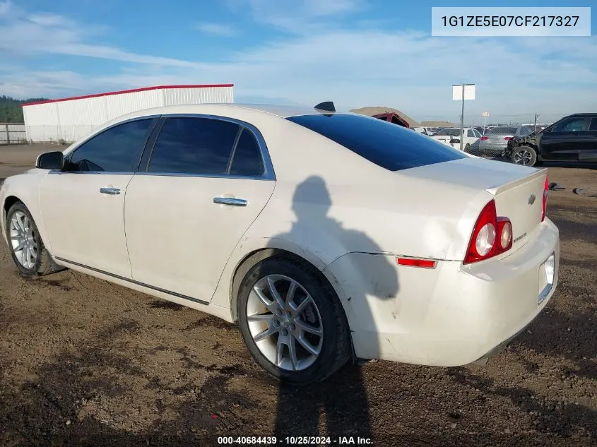 2012 Chevrolet Malibu 1Lz VIN: 1G1ZE5E07CF217327 Lot: 40684439