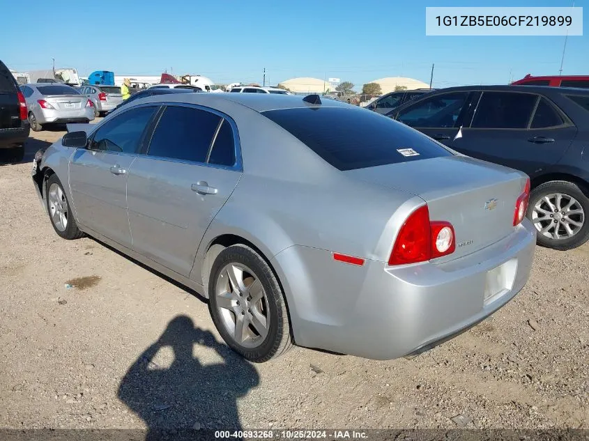 2012 Chevrolet Malibu Ls VIN: 1G1ZB5E06CF219899 Lot: 40693268