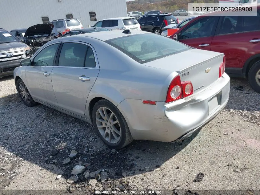 2012 Chevrolet Malibu Ltz VIN: 1G1ZE5E08CF288908 Lot: 40694832