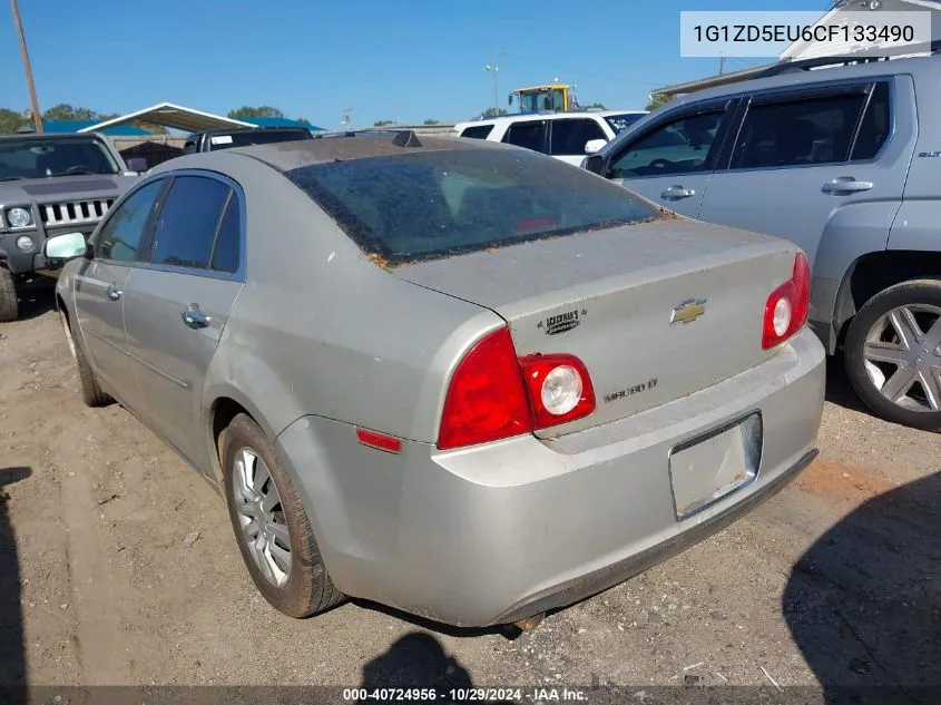 2012 Chevrolet Malibu 2Lt VIN: 1G1ZD5EU6CF133490 Lot: 40724956