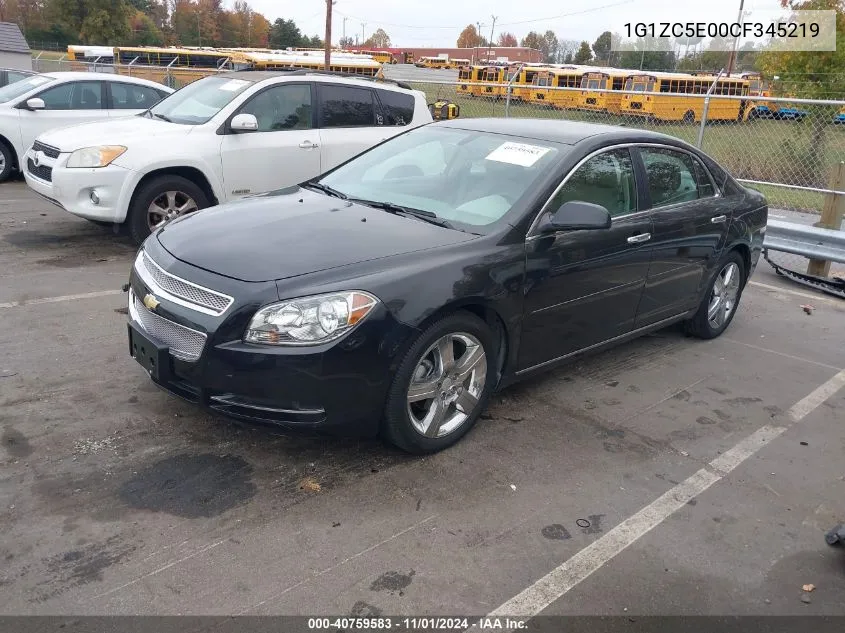 2012 Chevrolet Malibu 1Lt VIN: 1G1ZC5E00CF345219 Lot: 40759583