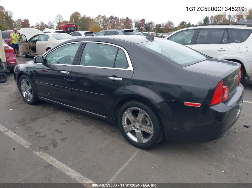 2012 Chevrolet Malibu 1Lt VIN: 1G1ZC5E00CF345219 Lot: 40759583