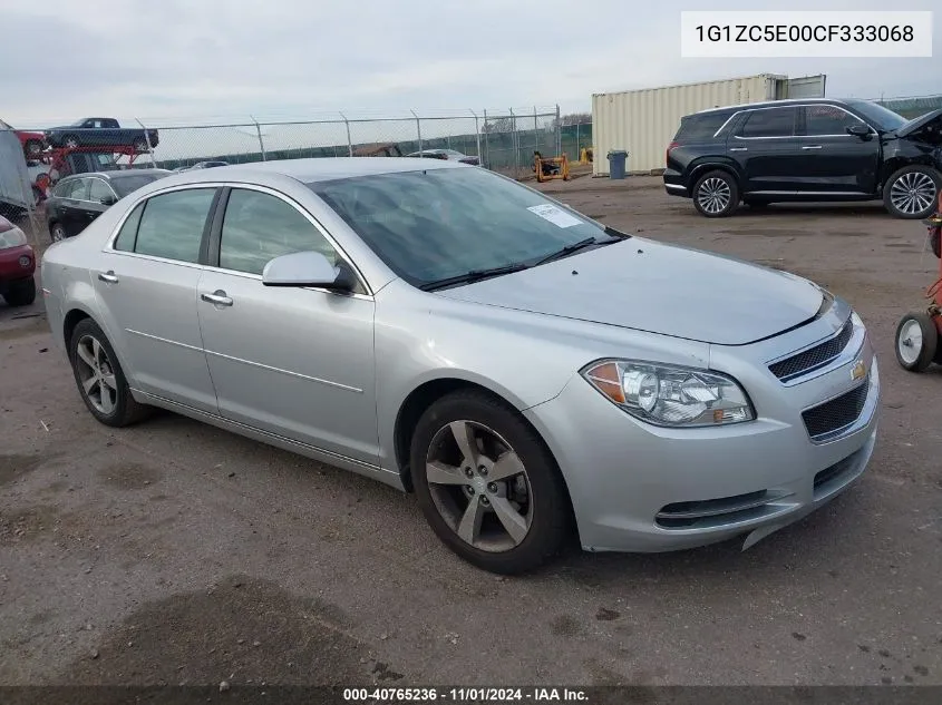 2012 Chevrolet Malibu 1Lt VIN: 1G1ZC5E00CF333068 Lot: 40765236