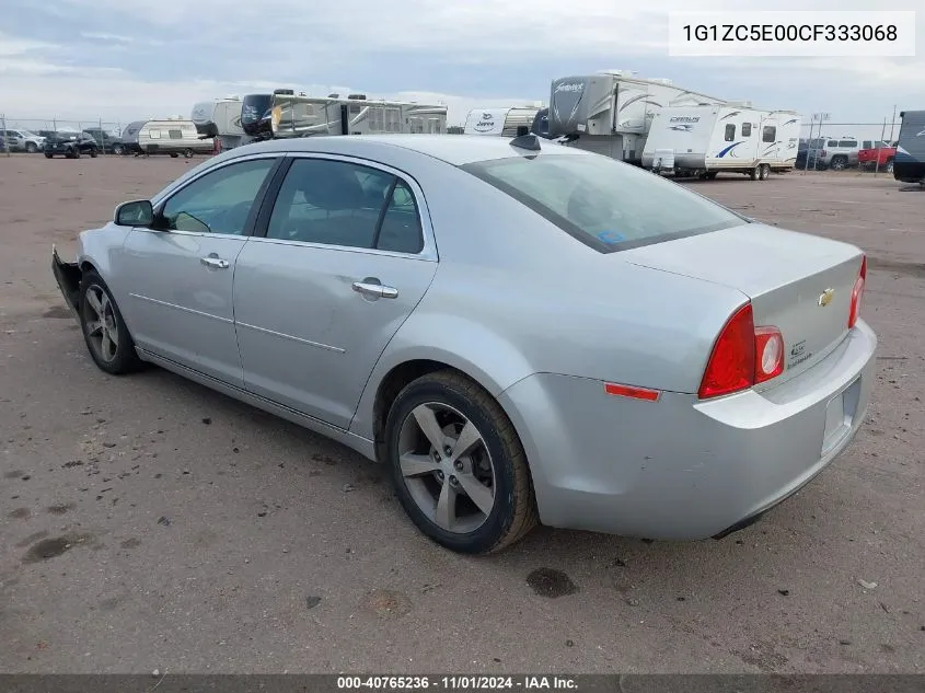 2012 Chevrolet Malibu 1Lt VIN: 1G1ZC5E00CF333068 Lot: 40765236