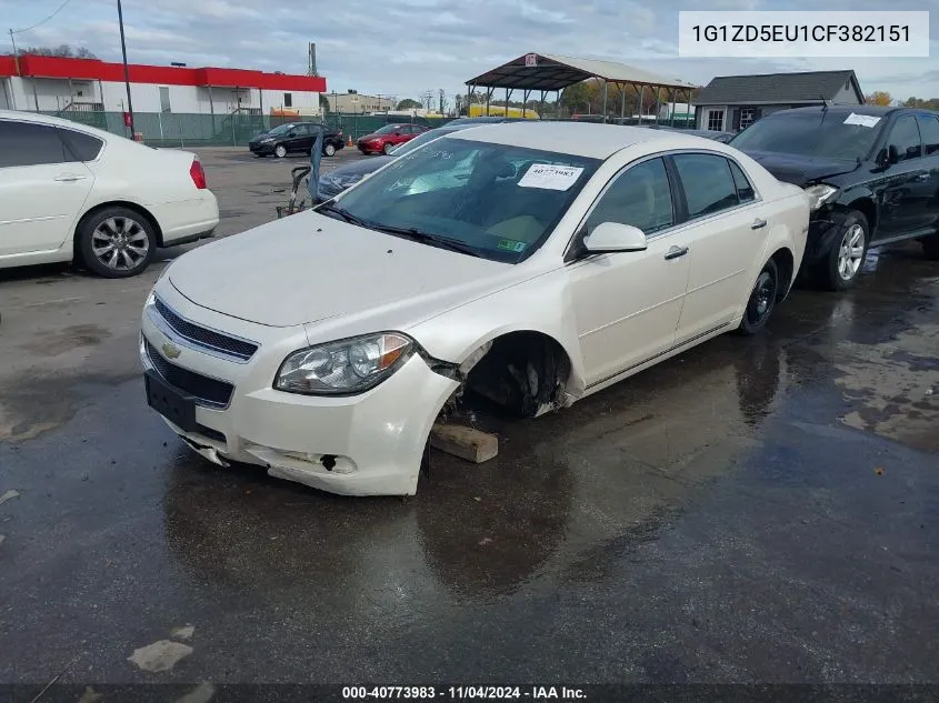 2012 Chevrolet Malibu 2Lt VIN: 1G1ZD5EU1CF382151 Lot: 40773983