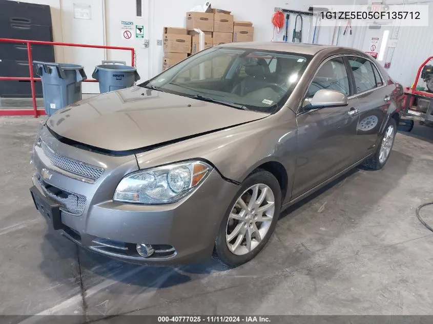 2012 Chevrolet Malibu Ltz VIN: 1G1ZE5E05CF135712 Lot: 40777025