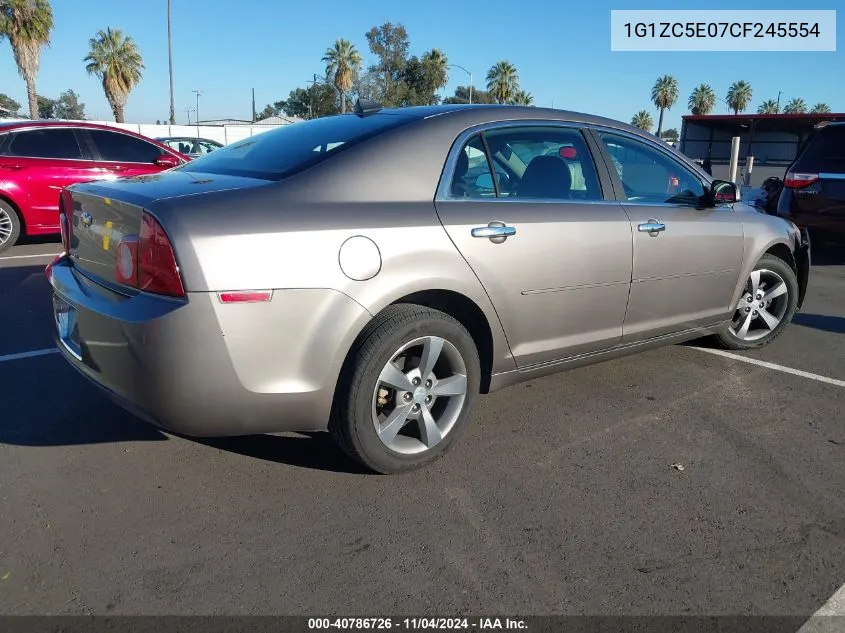 2012 Chevrolet Malibu 1Lt VIN: 1G1ZC5E07CF245554 Lot: 40786726