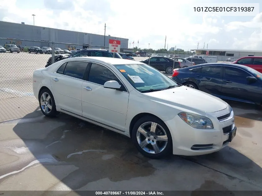 2012 Chevrolet Malibu 1Lt VIN: 1G1ZC5E01CF319387 Lot: 40789667