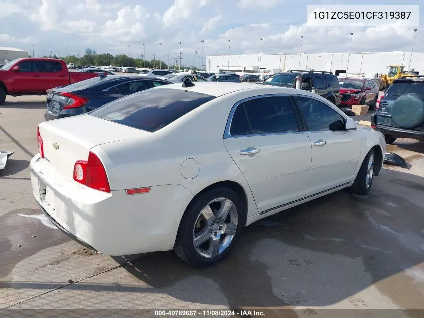 2012 Chevrolet Malibu 1Lt VIN: 1G1ZC5E01CF319387 Lot: 40789667