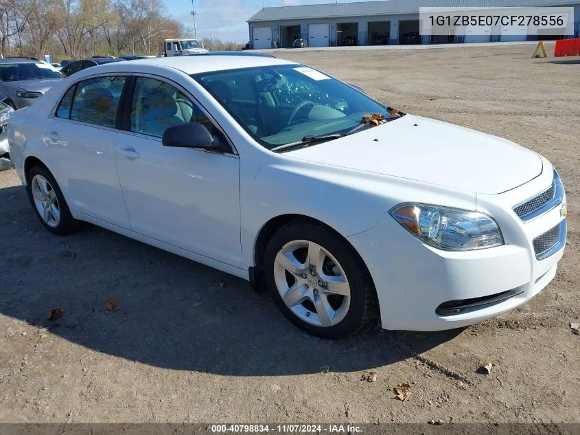 2012 Chevrolet Malibu Ls VIN: 1G1ZB5E07CF278556 Lot: 40798834