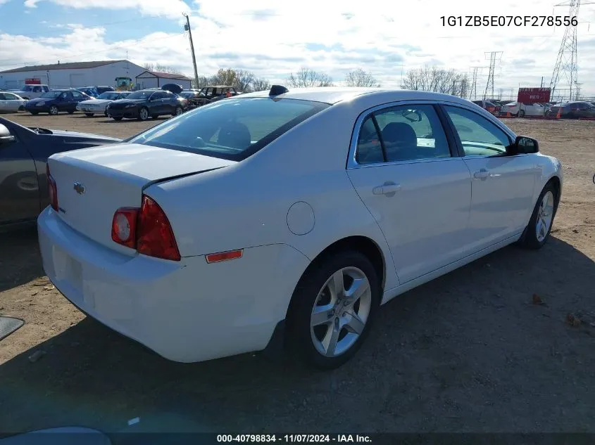 2012 Chevrolet Malibu Ls VIN: 1G1ZB5E07CF278556 Lot: 40798834