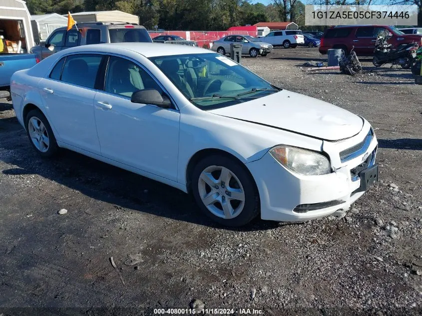 2012 Chevrolet Malibu Ls VIN: 1G1ZA5E05CF374446 Lot: 40800115