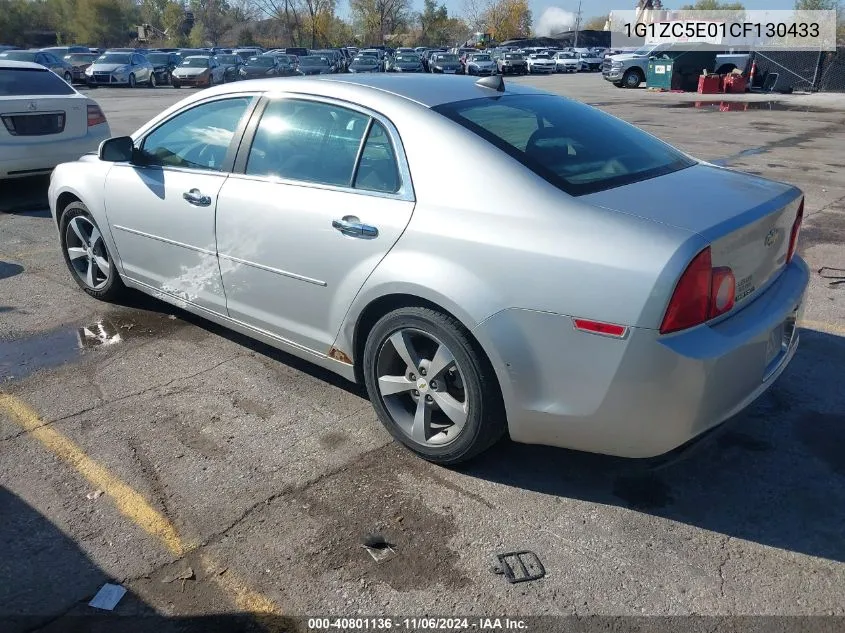 2012 Chevrolet Malibu 1Lt VIN: 1G1ZC5E01CF130433 Lot: 40801136