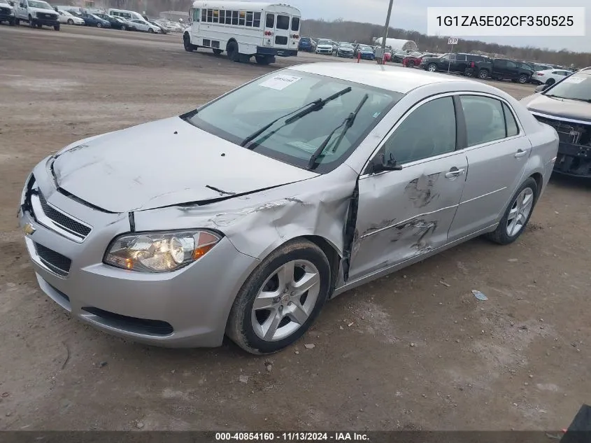 2012 Chevrolet Malibu Ls VIN: 1G1ZA5E02CF350525 Lot: 40854160