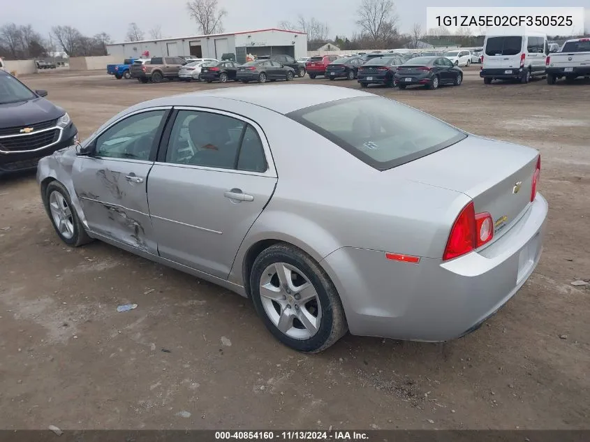 2012 Chevrolet Malibu Ls VIN: 1G1ZA5E02CF350525 Lot: 40854160