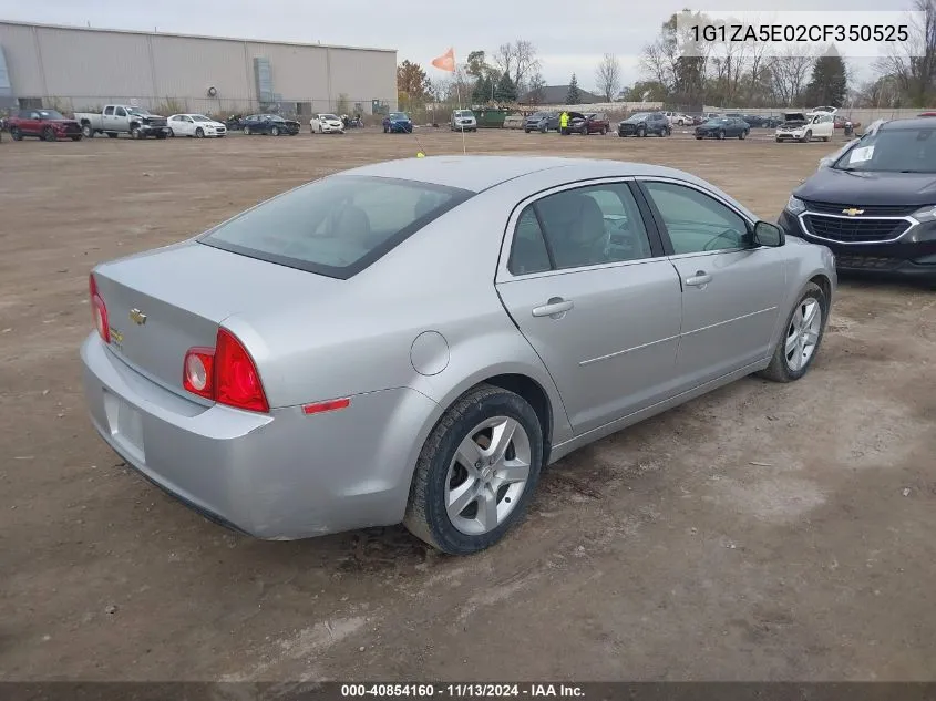 2012 Chevrolet Malibu Ls VIN: 1G1ZA5E02CF350525 Lot: 40854160