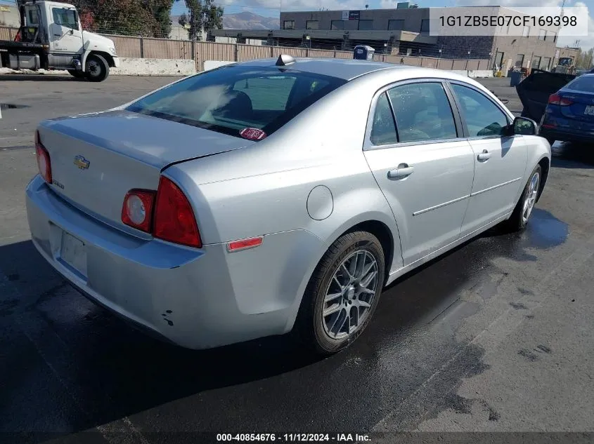 2012 Chevrolet Malibu Ls VIN: 1G1ZB5E07CF169398 Lot: 40854676