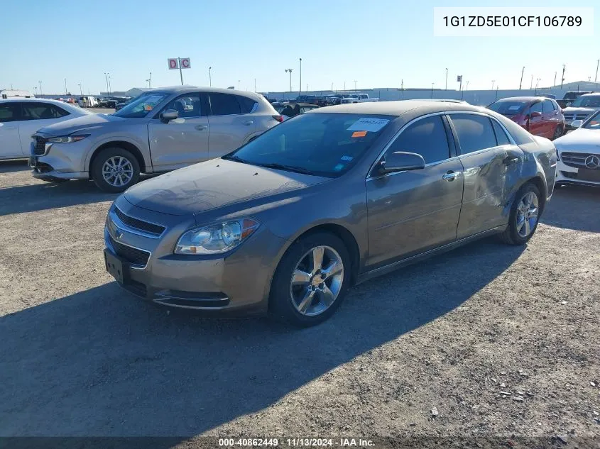 2012 Chevrolet Malibu 2Lt VIN: 1G1ZD5E01CF106789 Lot: 40862449