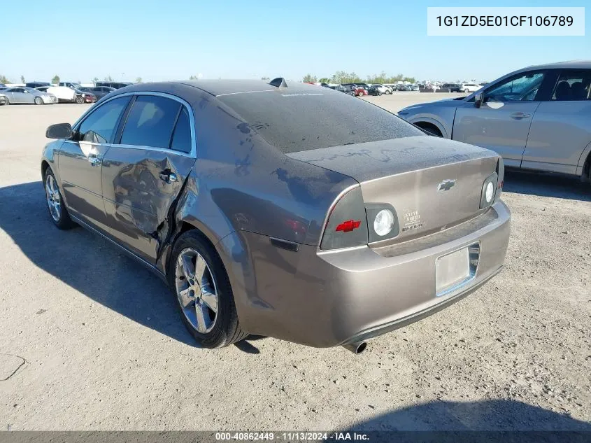 2012 Chevrolet Malibu 2Lt VIN: 1G1ZD5E01CF106789 Lot: 40862449