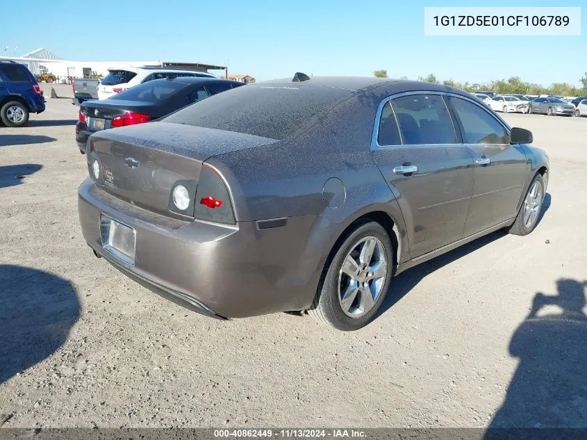 2012 Chevrolet Malibu 2Lt VIN: 1G1ZD5E01CF106789 Lot: 40862449