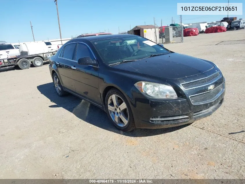 2012 Chevrolet Malibu 1Lt VIN: 1G1ZC5E06CF210651 Lot: 40864179