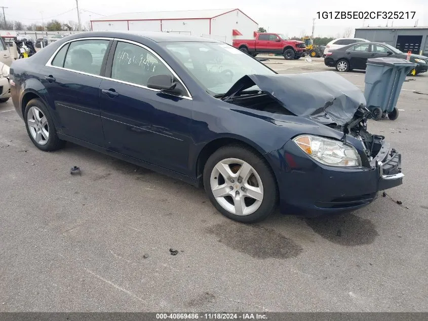 2012 Chevrolet Malibu Ls VIN: 1G1ZB5E02CF325217 Lot: 40869486