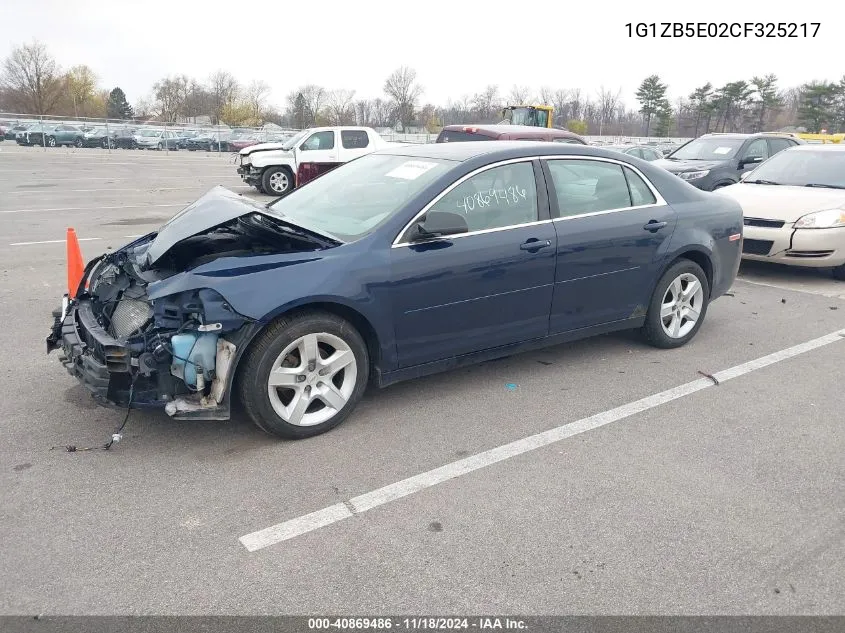 2012 Chevrolet Malibu Ls VIN: 1G1ZB5E02CF325217 Lot: 40869486