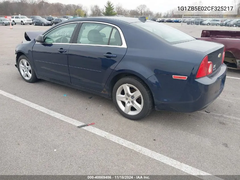 2012 Chevrolet Malibu Ls VIN: 1G1ZB5E02CF325217 Lot: 40869486