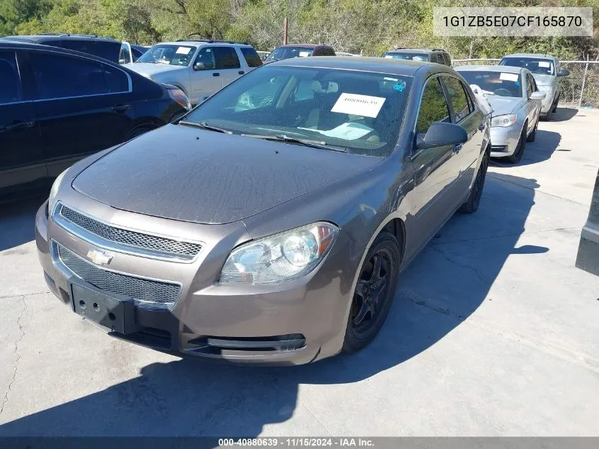 2012 Chevrolet Malibu Ls VIN: 1G1ZB5E07CF165870 Lot: 40880639