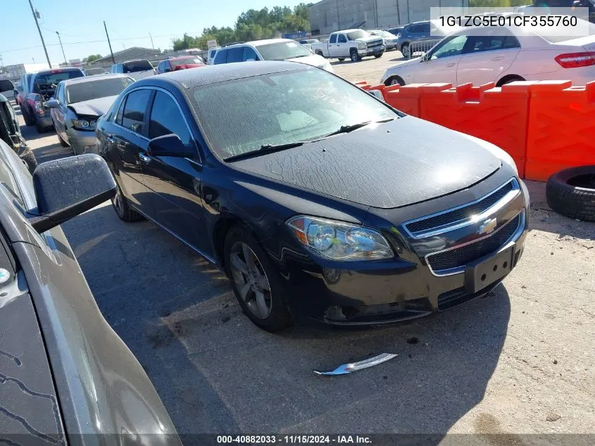 2012 Chevrolet Malibu 1Lt VIN: 1G1ZC5E01CF355760 Lot: 40882033