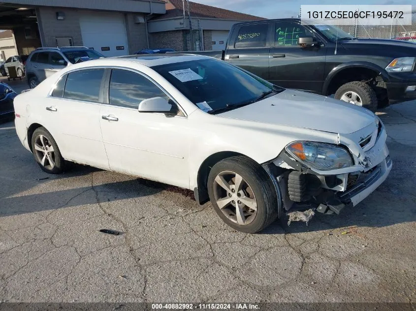 2012 Chevrolet Malibu 1Lt VIN: 1G1ZC5E06CF195472 Lot: 40882992