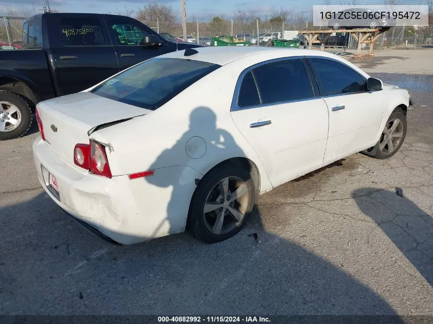 2012 Chevrolet Malibu 1Lt VIN: 1G1ZC5E06CF195472 Lot: 40882992