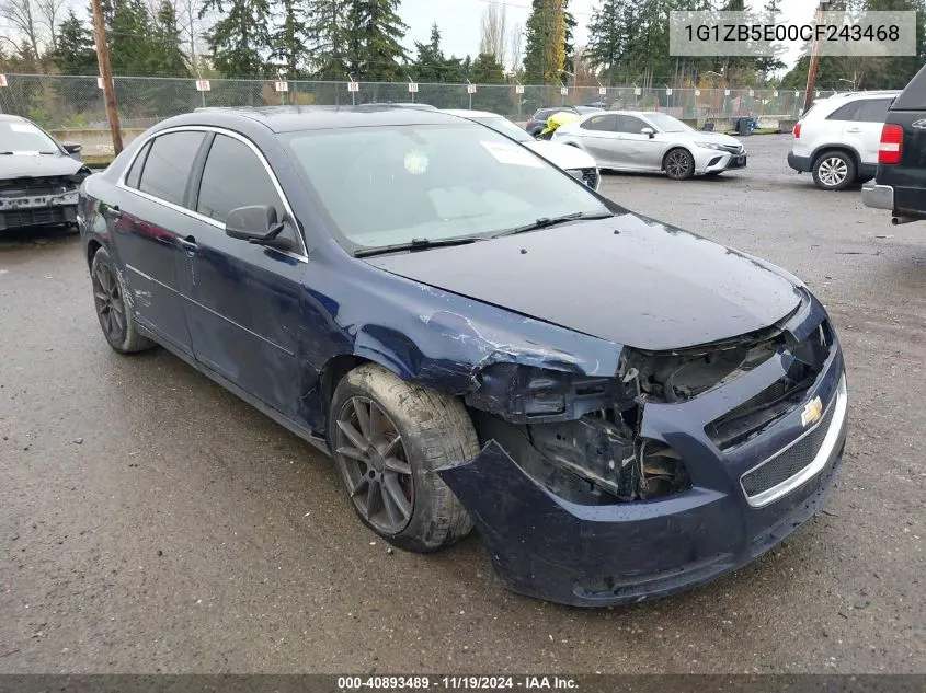 1G1ZB5E00CF243468 2012 Chevrolet Malibu Ls